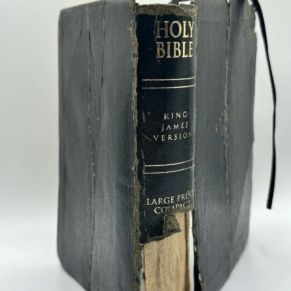 Vintage Holman Bible Publishers The Holy Bible KJV Large Print Compact Leather